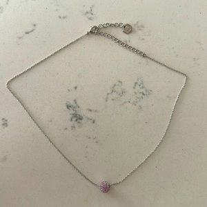 Swarovski Touchstone Crystal Necklace Purple